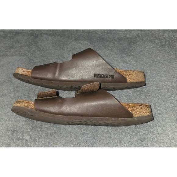 Birkenstock Arizona Leather Sandals Brown Size 42 M9/9.5 W11/11.5 GUC - Picture 4 of 7